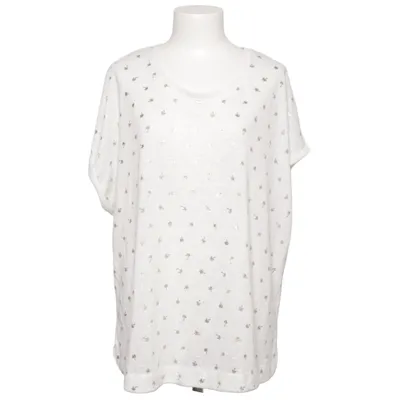 Top (White, Multicolored) from Thea Polyester