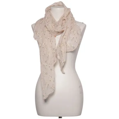 Sjal (Beige, Flerfarvet) fra By Malene Birger Bomuld, Silke