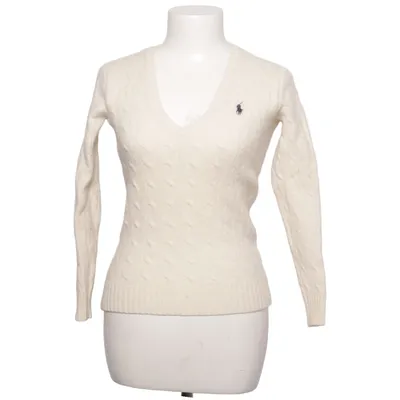 Pullover (Vit) från Ralph Lauren Sport Merinoull, Kaninpäls