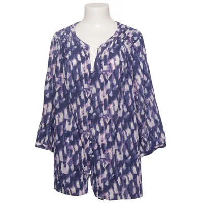 Blouse (Blue, White, Purple) from Rose+Olive Polyester