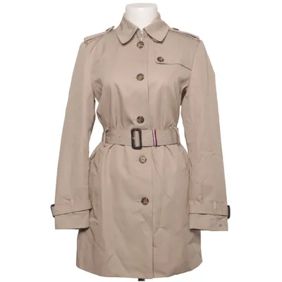 Trench coat (Beige) from Tommy Hilfiger Cotton, Leather, Polyester