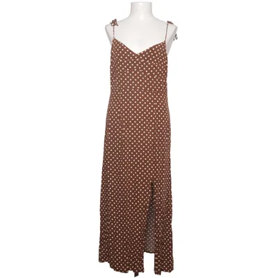 Maxikjole (Brun, Hvid) fra YAS Viscose