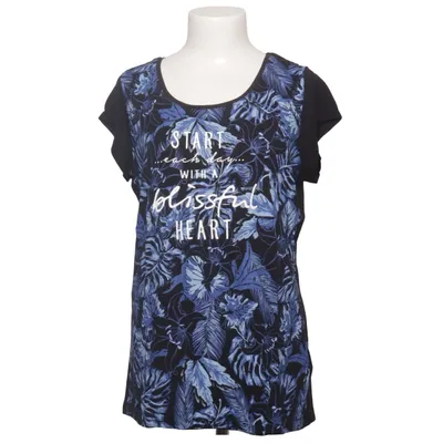 T-shirt (Black, Blue, Multicolored) from 1982 Elastane, Viscose