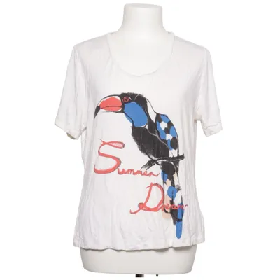 T-shirt (Vit, Flerfärgad) från Bernd Berger Elastan, Viskos