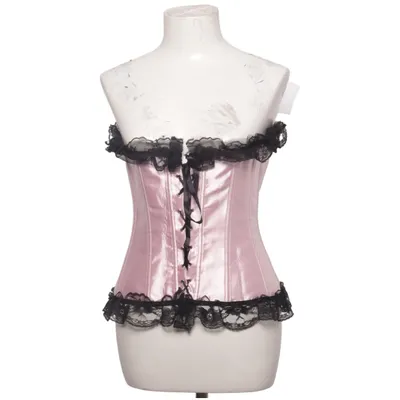 Korsett (Rosa, Svart) Elastan, Polyester