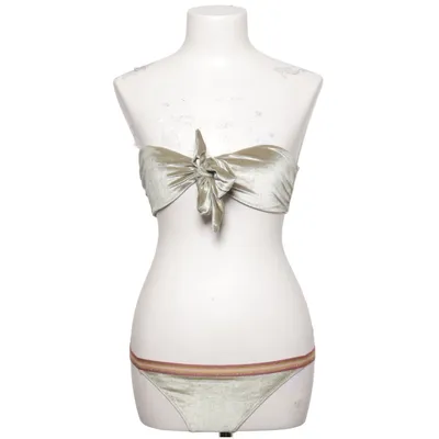 Bikini (Grün) von Love Stories x H&M Elasthan, Metallfaser, Polyamid, Polyester