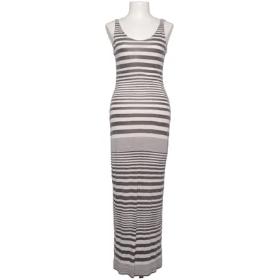 Maxi jurk (Grijs, Wit) van Flying Linnen, Viscose