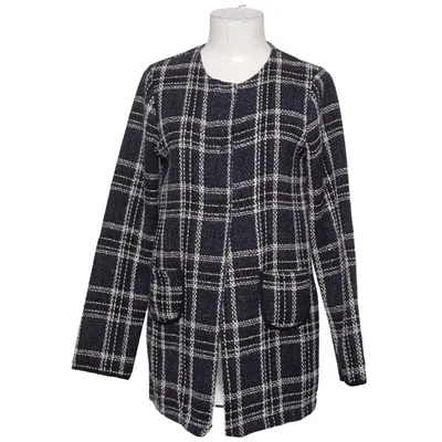 Cardigan (Blauw, Zwart, Wit) van Susy Mix Metallvezel, Polyester