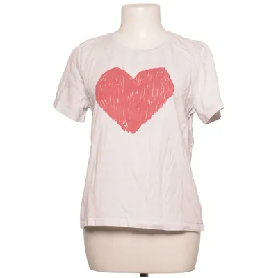 T-shirt (White, Red) from Thinking Mu Cotton