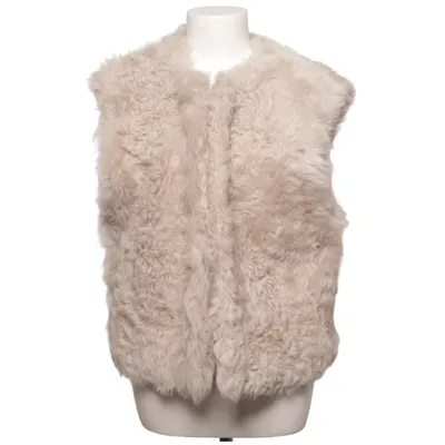 Pälsväst (Beige) från Jet Set Skinn