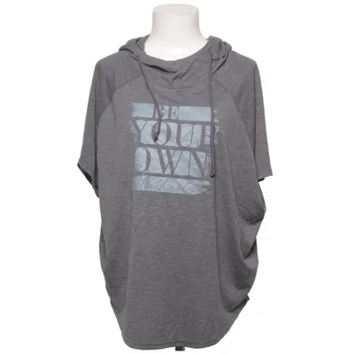 Short sleeve hoodie (Gray) from Ergeenomixx Polyester, Viscose