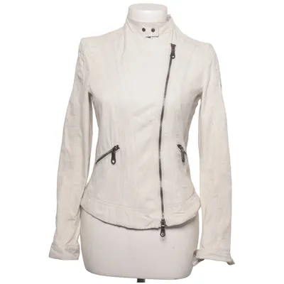Biker jacket (White) from Apanage Collection