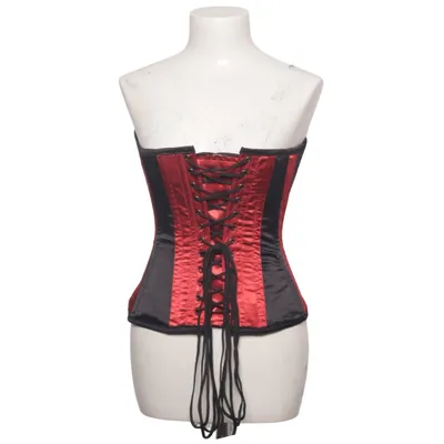 Korsett (Röd, Svart) från Burleska Bomull, Polyester