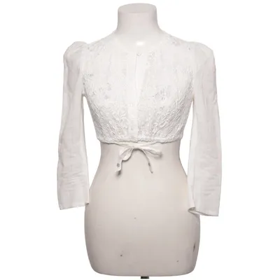 Dirndl blouse (Wit) van Gottseidank Katoen, Elastaan, Polyamide