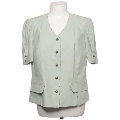 Dirndl blouse (Green) from Rose-Dirndl Linen, Polyester, Viscose