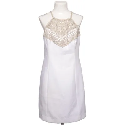 Dress (White, Gold) from Lilly Pulitzer Cotton, Polyester
