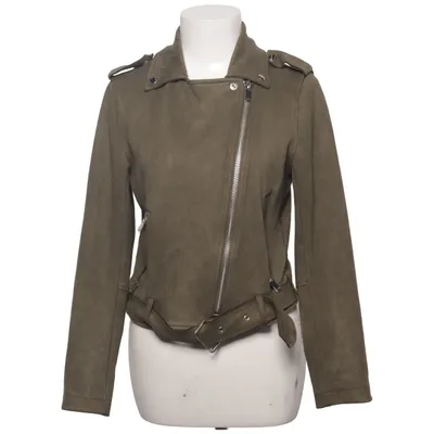 Biker jacket (Green) from My Own Elastane, Polyester