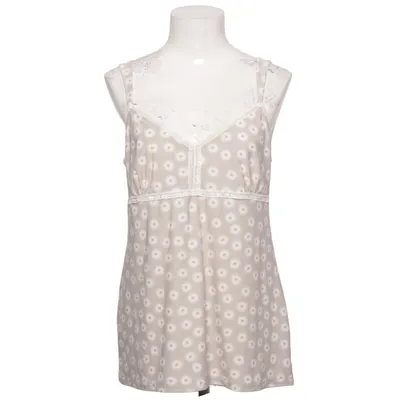 Tank Top (Beige, White, Red) from Deane & White Elastane, Polyester