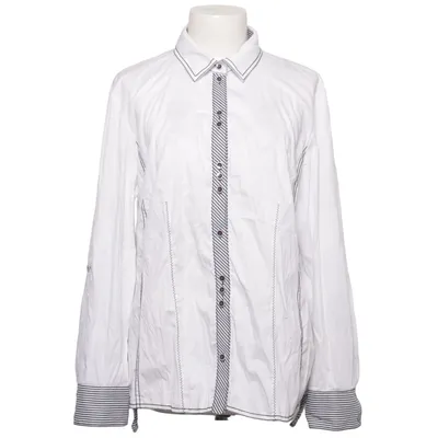 Chemise (Blanc, Bleu) de Gerry Weber Coton, Élasthane, Polyamide