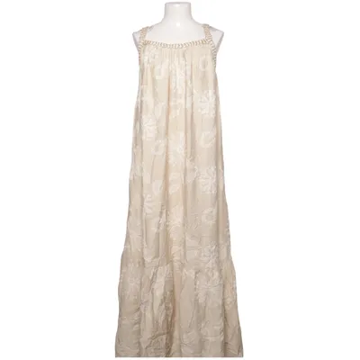 Maxikjole (Beige, Hvid) fra Knitwear Polyamid, Viscose