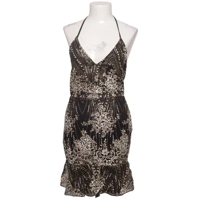 Cocktailkleid (Schwarz, Gold) von Elle Voudrait Polyamid, Polyester