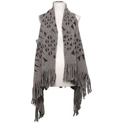 Poncho (Gray, Black) from Linea Tesini Polyester, Wool