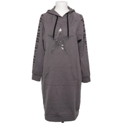 Hood dress (Gray) from Heine Cotton, Polyester
