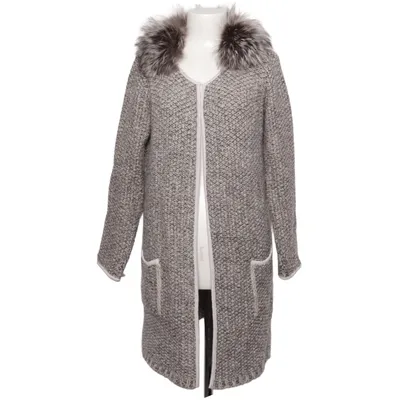 Strickjacke (Grau) von Laurèl Kaschmir, Mohair, Polyamid, Polyester, Polyurethan, Viskose, Wolle
