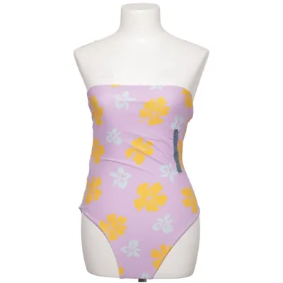 Badedragt (Lilla, Gul, Hvid) fra Pull & Bear Elastan, Polyester