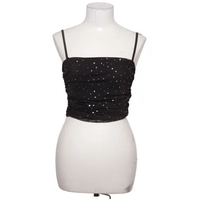 Crop top (Svart, Flerfärgad) från Shein Elastan, Polyester