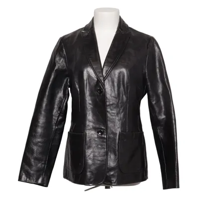 Læderblazer (Sort) fra Gap Læder, Polyester