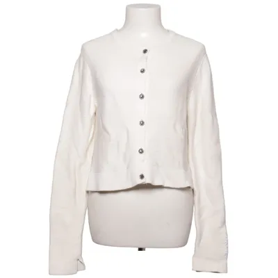 Cardigan (Wit) van Zara Knit Katoen, Polyamide