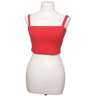 Crop top (Rood) van I-X London Elastaan, Polyester