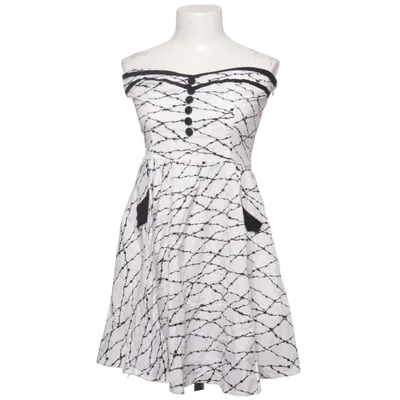 Dress (White, Black) from Hell Bunny