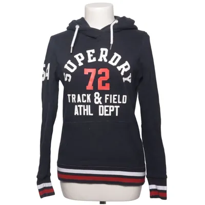 Hoodie (Blue, White, Red) from Superdry Track & Field Cotton, Polyester