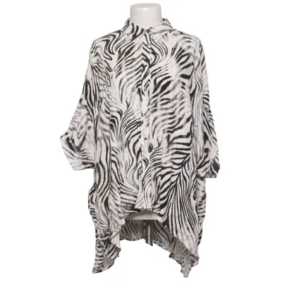 Kortærmet skjorte (Hvid, Sort) fra True Religion Viscose