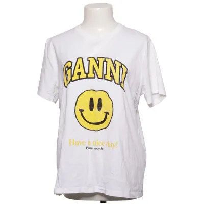 T-shirt (Vit, Gul) från Ganni