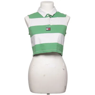 Top (Grøn, Hvid) fra Tommy Hilfiger Jeans Bomuld