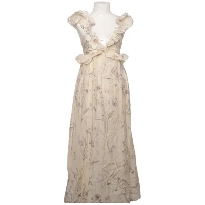 Jurk (Geel) van H&M Polyamide, Viscose, Katoen