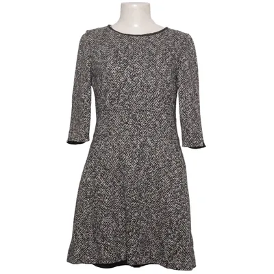 Kleid (Schwarz, Weiß) von Fadenmeister Acetat, Polyester