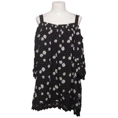 Robe (Noir, Blanc, Jaune) de KiK Polyester, Viscose