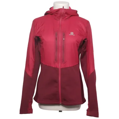 Fleece jacket (Red) from Salomon Elastane, Polyamide, Polyester