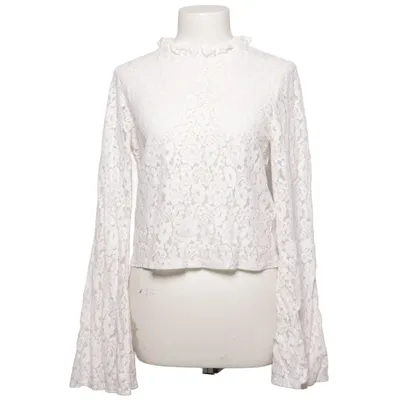 Blouse (White) from NA-KD by You Cotton, Polyamide