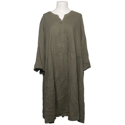 Kjole (Grøn) fra Ulla Popken Linned, Viscose