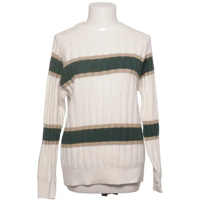 Sweater (White, Green, Gold) from Eli & Moon Acrylic, Elastane, Metallic fiber, Polyester