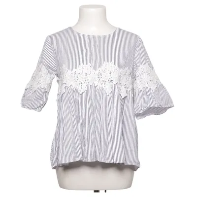 Blouse (Blue, White) from Chicwish