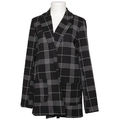 Kavaj (Svart, Vit) från Jean Pascale Elastan, Polyester, Viskos