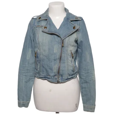 Denim jacket (Blue) from JouJou Cotton, Elastane, Polyester