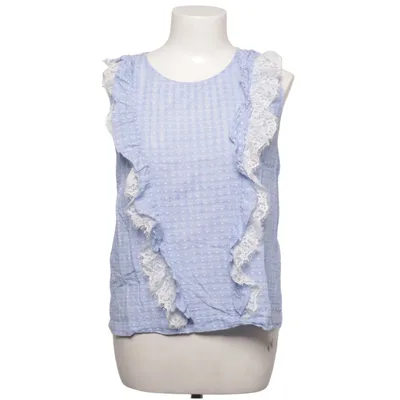 Top (Blau, Weiß) von MKT Studio Baumwolle, Elasthan