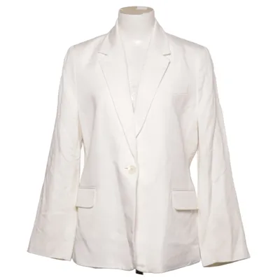 Blazer (White) from Ana Jakobs Linen, Polyester, Tencel